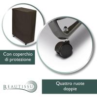 Cama Plegable para Invitados - 90x200 cm - Armazón Metálico Estable - con somier y Funda Protectora - details 5