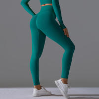 Pantalones de mujer, leggings, glúteos melocotón, pantalones de yoga desnudos de cintura alta - details 31
