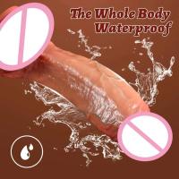 Leten consolador falso realista enorme doble penetración anal plug vaginal masturbador Dick 18 + juguete sexual femenino producto para adultos - details 8