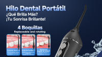 Mornwell-irrigador Oral portátil F18, hilo Dental recargable por USB, 4 boquillas, chorro de agua Dental, tanque de agua de 200ml, resistente al agua - details 4