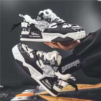 Zapatos de skate al aire libre para hombre de moda, zapatos deportivos informales con plataforma de calle unisex - details 3