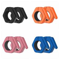 Abrazaderas magnéticas para barra de levantamiento de pesas, barra hexagonal para levantamiento de pesas, bloqueo giratorio, collares universales estables para barra - details 7