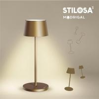 Lámpara LED recargable USB de Mesa Regulable - Larga duración - Luz regulable (Dimmer) con un toque - Casa y restaurante - Protección IP54 - Dorado Oscuro - details 2