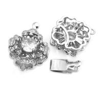 4 juegos de collares de flores de latón y circonio de Color dorado de 18K, cierres de conexión, accesorios de suministros para fabricación de joyas de alta calidad - details 17