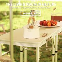 Mesa de Camping Plegable Portátil para Interiores/Exteriores Balcón, Mercado, Cocina - details 8