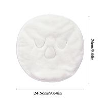 Toalla de compresión caliente de algodón, compresa húmeda, toalla facial al vapor, mascarilla para el cuidado de la piel, limpia los poros de la piel, compresa caliente hidratante - details 0