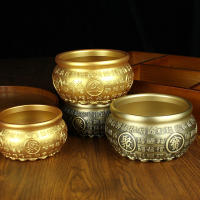 Tesoro de cobre puro Feng Shui, escritorio de oficina, adornos de bronce y Metal, olla de latón, área escénica, lote de artesanías - details 1