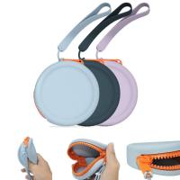 Bolsa de auriculares de regalo Simple con cremallera para mujer, bolsa de almacenamiento de auriculares, estuche para auriculares, Mini billetera de silicona, monedero - details 3