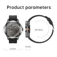 S4 Ultra Fashion Relojes inteligentes Hombres 1,53 Pulgadas, AMOLED,GPS Track,Brújula,NFC， 100 + Modo Deportivo, llamada Bluetooth,Encontrar el teléfono，Batería de 300 Ma,Impermeabilización de La salud de las Mujeres Pulsera inteligente 2025，Para iOS - details 24