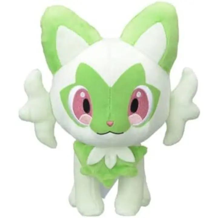 Centro de peluche Sprigatito Original, muñeco de peluche, 8 pulgadas - 1