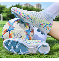 Botas de fútbol para hombre, botines de fútbol TF/FG, zapatos de entrenamiento resistentes al desgaste para niños, zapatillas antideslizantes para exteriores, talla 34-45 - details 17