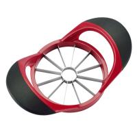 Rebanador de fruta de acero inoxidable/plástico, duradero, 4,72 pulgadas, 12 cuchillas súper afiladas, corte de fruta roja, rebanador grueso para restaurante - details 0