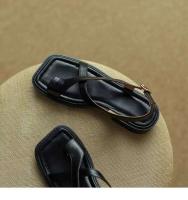 Nuevas sandalias romanas de fondo plano con suela de goma antideslizante, zapatos de mujer de moda - details 13