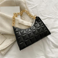 Bolso de hombro Hobo para mujer, bolso de cadena, a cuadros, de moda, avanzado, nueva tendencia - details 5