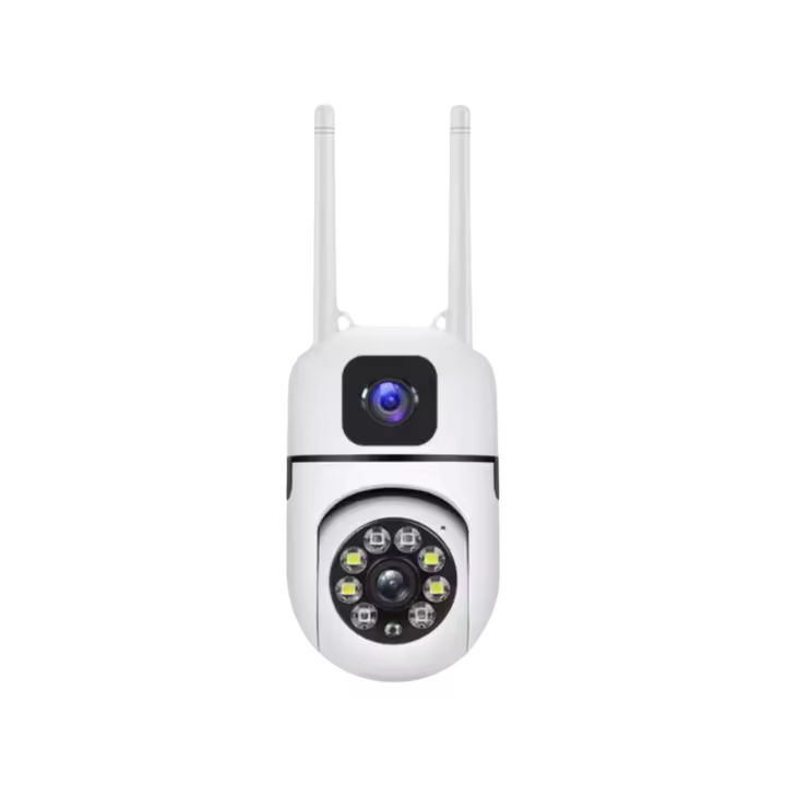 Cámara de Seguridad de Vigilancia PTZ de 4MP Visión Nocturna Dual Lente Monitor de Seguridad - 1