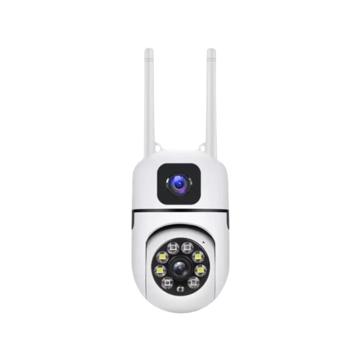 Cámara de Seguridad de Vigilancia PTZ de 4MP Visión Nocturna Dual Lente Monitor de Seguridad - 1
