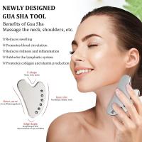 Herramientas Faciales Gua Sha de Acero Inoxidable para Masaje de Piel y Corazón Herramienta de Belleza para el Cuidado de la Piel - details 4