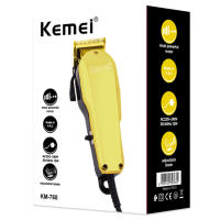 Kemei-cortadora de pelo 768 pro ajustable, 220v-240v, eléctrica, cable kemei, potente máquina de corte de pelo, conjunto de barbero - details 0