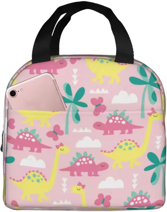Bolsa de Almuerzo Aislada Reutilizable Bolsa de Picnic para Adultos Preparación de Comidas - 1