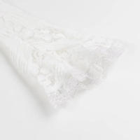 TRAFZA, vestido ajustado elegante para mujer, cuello de un hombro, encaje, manga larga, primavera, mujer, con cordones, decorar, elegante, vestidos largos con cremallera - details 6