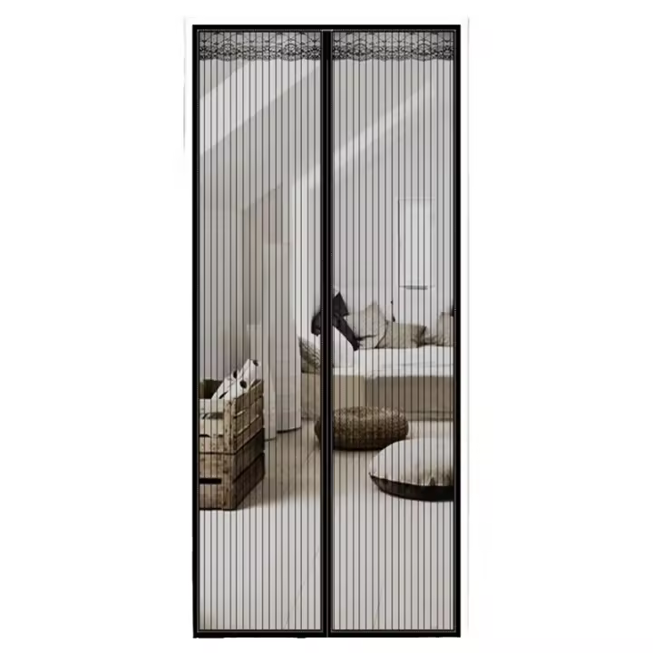 Mosquitera magnética para puerta corredera, cortina para puertas, sala de estar, balcón, puerta corredera de Patio - 1