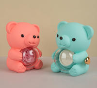 Regalo Creativo de Rosa – Oso de Rosa Giratorio 360° con Collar Colgante de Abrazo para Navidad y San Valentín - details 3