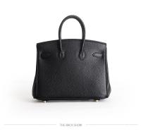 Bolso de mano de cuero genuino con patrón de lichi para mujer, Bolso grande de un hombro, capa superior, nuevo - details 12