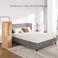 Colchón Viscoelástico de 180 x 200cm Espuma Fría con Puntos Elásticos Colchón 2 en 1 con Funda de Microfibra Lavable Cremallera en Los 4 Lados Grosor 18cm - details 1