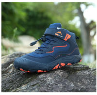 Botas de senderismo tobilleras de marca para niños, zapatillas de senderismo antideslizantes, calzado de escalada de montaña al aire libre, calzado deportivo Unisex para niños - details 31