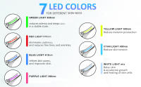 7 color face massager