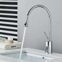Grifo de lavabo de baño nórdico cromado, Palanca única, caño 360, mezclador de agua fría y caliente de latón Moder, grifo de fregadero para cocina - details 0