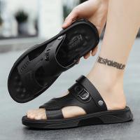 Nuevas sandalias 2025 de los hombres de verano de los hombres de la plataforma exterior desgaste playa antideslizante sandalias de doble propósito papá zapatillas resistentes al desgaste - details 18