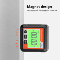 Inclinómetro de Nivel Electrónico Digital, buscador de ángulo Digital, transportador para carpintería, caja de nivel de precisión, base magnética, 4x90 ° - details 15
