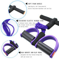 Cuerda de tensión multifunción, 6 tubos, Pedal elástico de Yoga, banda de resistencia, cuerda de tensión de látex Natural, equipo de Fitness - details 5