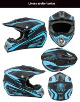 Casco integral moto mujer cascos ciclismo hombre MX Carreras de Locomotora - details 4