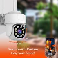 Cámara de Seguridad IP Tuya Wifi PTZ Zoom 10X Visión Nocturna Detección de Movimiento Humano - details 4