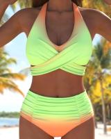 Bikini nuevo sexy traje de baño de mujer con tirantes cruzados tipo halter - details 5