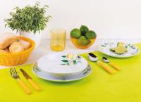 Brunch Time Set Vajilla 18uds. Limón Blanco/Amarillo - details 4