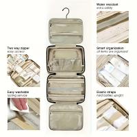 Bolsa de cosméticos con gancho, bolsa de almacenamiento de viaje, bolsa de lavado de moda - details 3