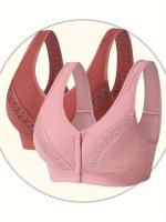 Sujetadores De Cierre Frontal Para mujer, 2 piezas, Levante Y Soporta Tu Espalda Sin Cables, Sujetador Deportivo Para Mujeres - details 0