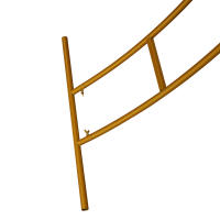 Arco de Boda de Hierro Base de Columna de Circulo Kit de Soporte para Decoración de Fiesta de Cumpleaños 2.7 x 2.3 m - details 12