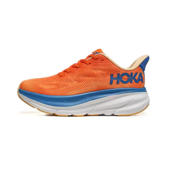 ZAPATILLA RUNNING HOK CLIFTON 9 NGR BLANCO HOK - 1