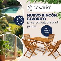Comedor Plegable 5 Piezas Exterior Patio Terraza 120x70x75cm - details 3