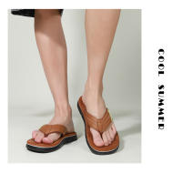Nuevas chanclas de los hombres de gama alta casual pellizco-pie zapatillas de los hombres desgaste antideslizante sandalias de playa - details 13