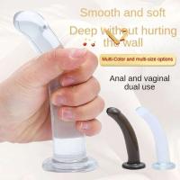 Leten-tapones transparentes para mujer y hombre, consolador suave, tapón Anal de próstata, masturbación vaginal, dilatador Anal, juguetes sexuales - details 10