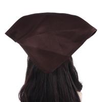 Suministros de cocina, gorro triangular para trabajo de cocina, pegamento de hilo, turbante de trabajo de varios colores, sombrero de camarera de algodón duradero para restaurante - details 10