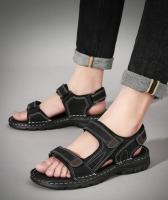 Sandalias deportivas para hombre, correas ajustables, sandalias de senderismo para interiores y exteriores, sandalias informales con punta abierta para caminar, zapatos de agua para playa de verano - details 1