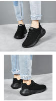 Deportes corriendo 2022 nuevos zapatos negros de malla para mujer, estilo primaveral, zapatos informales de fondo plano, ligeros y de suela blanda - details 12