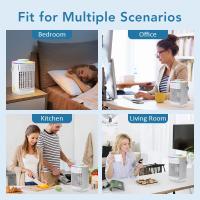 Pequeño ventilador eléctrico con agua y hielo, ventilador de aire acondicionado para oficina, refrigeración, ventilador de aire acondicionado portátil, mini ventilador de escritorio - details 10