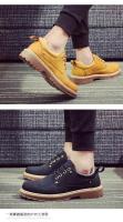 Zapatos de moda para hombre, zapatos formales de estilo inglés para hombre, botines antideslizantes, zapatos de trabajo informales impermeables para exteriores - details 11